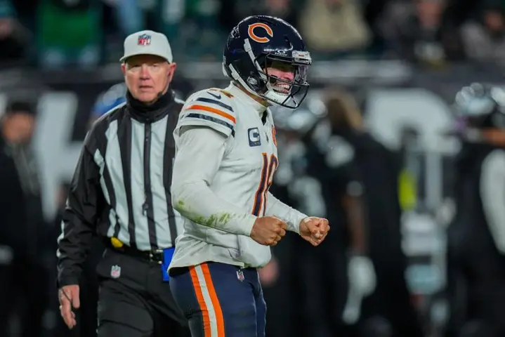 Caleb Williams tuvo un buen partido en Philadelphia | AP