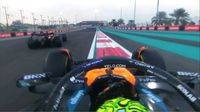 Guerra en la F1: Max Verstappen casi provoca choque con Lando Norris en la FP2