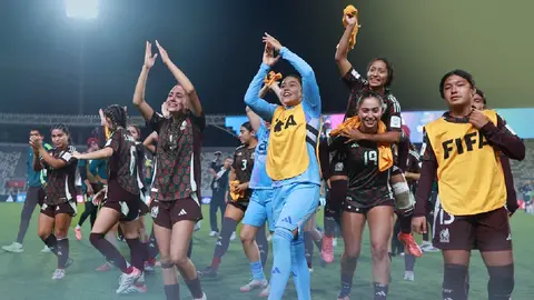 Viral festejo del Tri Femenil Sub 17 tras conseguir el pase a Semifinales del Mundial
