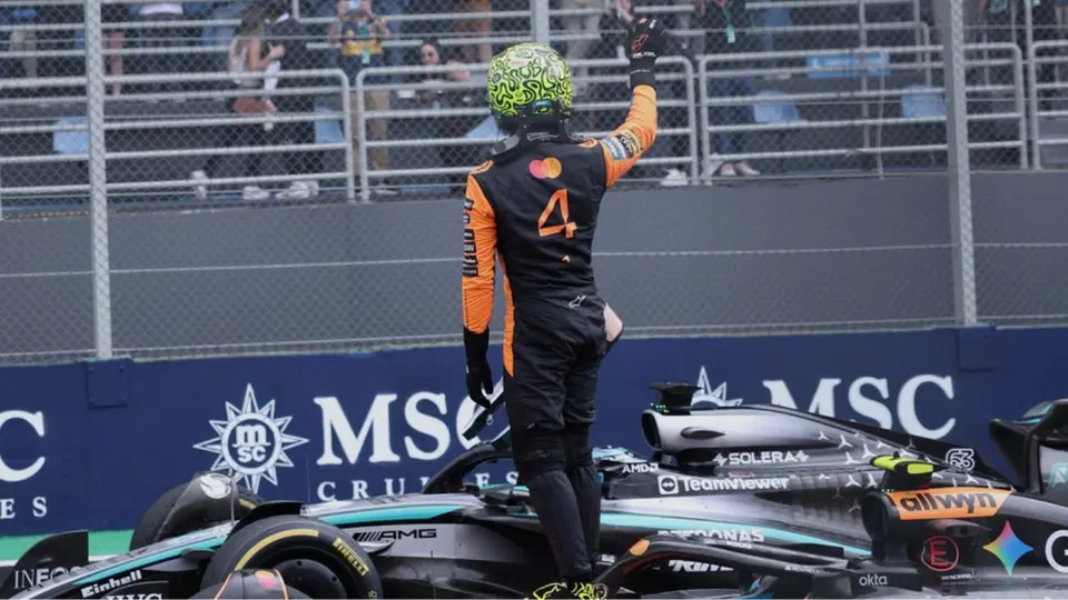 Lando Norris gana la carrera sprint en Interlagos y se afianza en el liderato por el Mundial de Pilotos