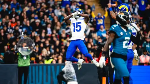 Los Angeles Rams imitan la celebración de Cristiano Ronaldo en el partido vs los Jaguars