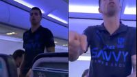 Joao Cancelo es captado tras agresión a aficionado en un vuelo comercial