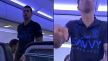 Joao Cancelo es captado tras agresión a aficionado en un vuelo comercial