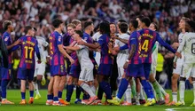 ¡Hay tiro! Real Madrid vs Barcelona termina con bronca entre jugadores