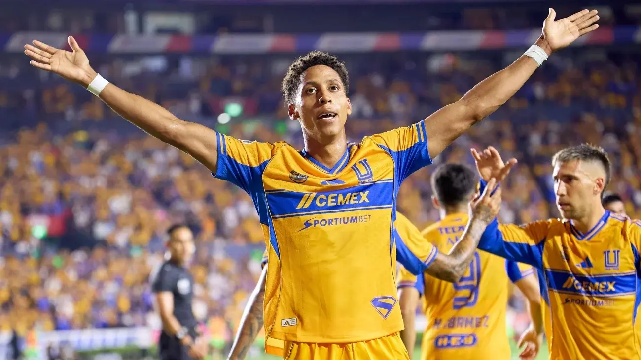 Ozziel Herrera, atacanta de Tigres | IMAGO7