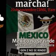 Generación Z anuncia segunda marcha en CDMX este 20 de noviembre