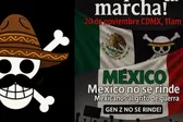 Generación Z anuncia segunda marcha en CDMX este 20 de noviembre