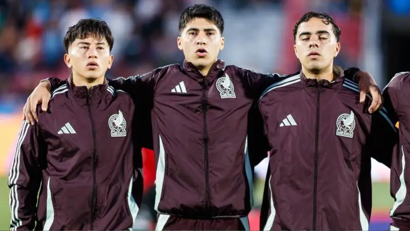 Obed Vargas, con la Selección Mexicana Sub 20