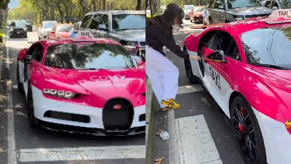 VIDEO: ¿Ciudad de México estrenará taxis Bugatti? Aquí te contamos