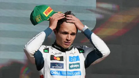 Lando Norris es abucheado en el Estadio GNP tras ganar el GP de México
