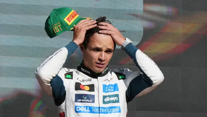 Lando Norris es abucheado en el Estadio GNP tras ganar el GP de México