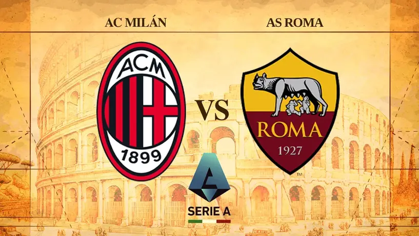 AC Milán vs AS Roma: ¿Cuándo y dónde ver el juego de la J10 de la Serie A?