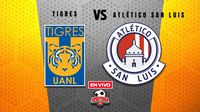Tigres vs Atlético de San Luis EN VIVO Liga MX Apertura 2025 Jornada 17