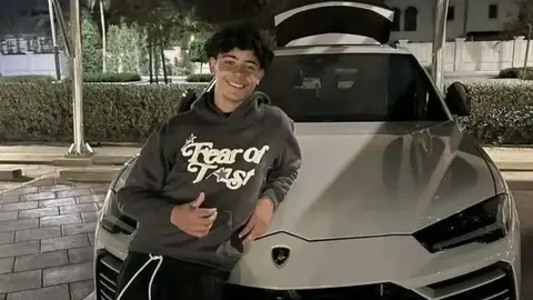 Hijo de Cristiano Ronaldo presume su primer coche: un Lamborghini