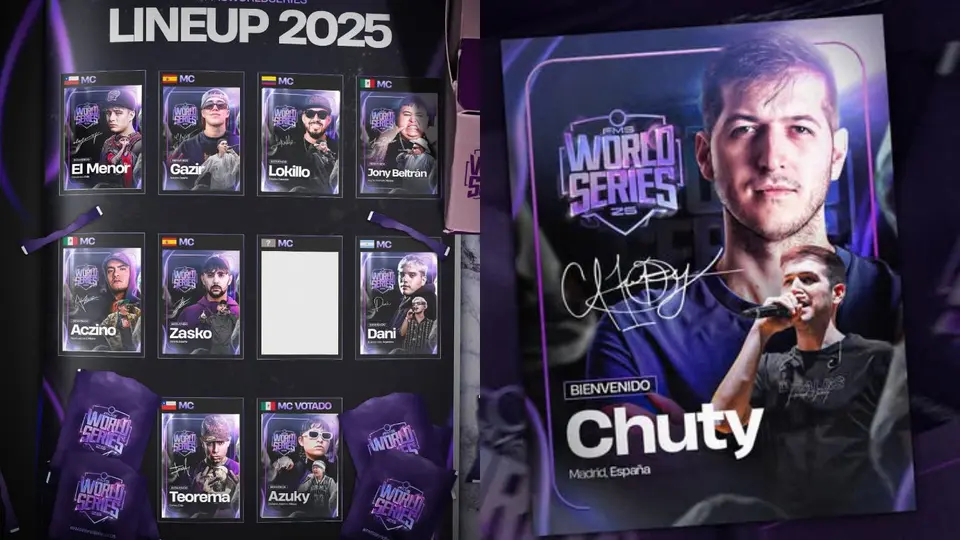Aczino vs Chuty: el duelo más esperado vuelve en la FMS World Series 2025