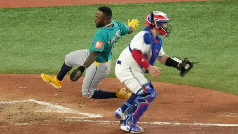 Alejandro Kirk y Randy Arozarena | AP