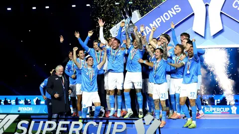 ¡Napoli es supercampeón! El cuadro Partinopei venció al Bolonia con doblete de David Neres