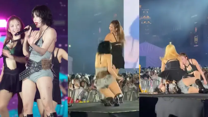 VIDEO: El desmayo de Hyuna en el escenario que obligó a cancelar su show