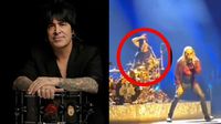 VIDEO: Baterista de Maná sufre caída en el escenario ¡Como Fher Olvera!