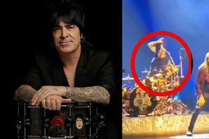 VIDEO: Baterista de Maná sufre caída en el escenario ¡Como Fher Olvera!