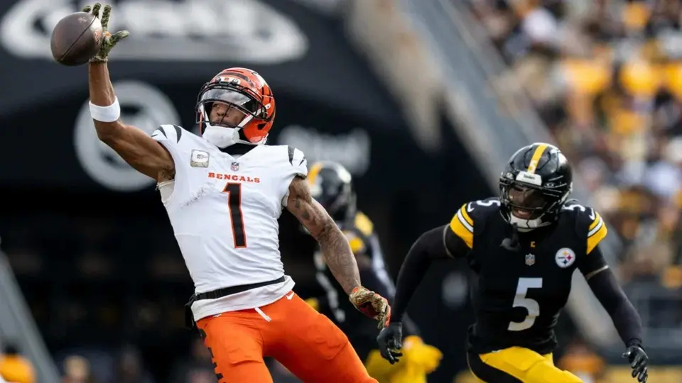 NFL suspende a Ja'Marr Chase por escupirle a Jalen Ramsey