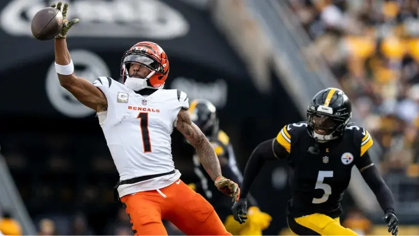 NFL suspende a Ja'Marr Chase por escupirle a Jalen Ramsey