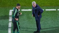 Javier Aguirre reacciona a los abucheos tras el empate ante Uruguay