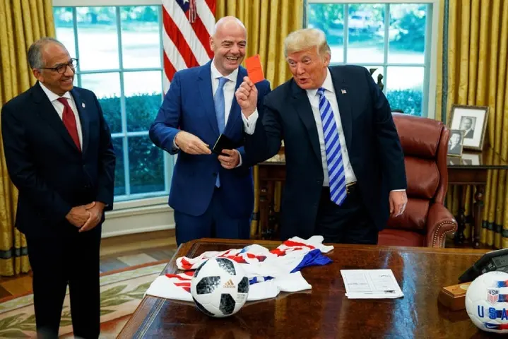 Con motivo del Mundial, Trump e Infantino han estrechado sus lazos | AP