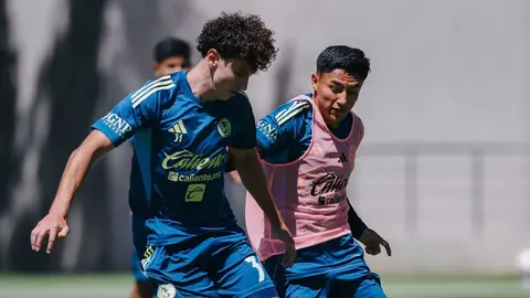 ¿Castigo? América entrenó este domingo tras perder contra Cruz Azul