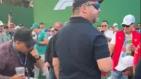 Fans de F1 protagonizan bochornosa pelea en el GP de la CDMX