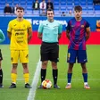 Partido del Barça Atlètic se suspende por lesión del árbitro; buscan suplente en las gradas