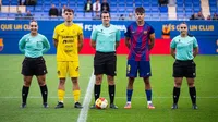 Partido del Barça Atlètic se suspende por lesión del árbitro; buscan suplente en las gradas