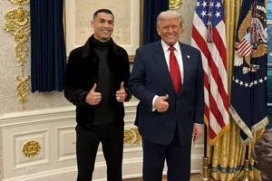 Cristiano Ronaldo visita a Donald Trump en la Casa Blanca