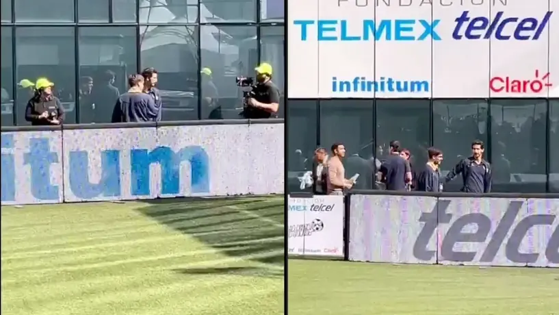 ¿Y Pumas? Pablo Bennevendo y Santiago Trigos estuvieron en la cascarita de Checo Pérez