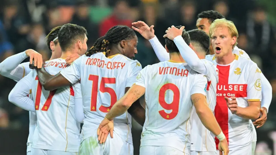 Genoa, con Johan Vásquez de titular, venció al Udinese y se aleja de puestos de descenso