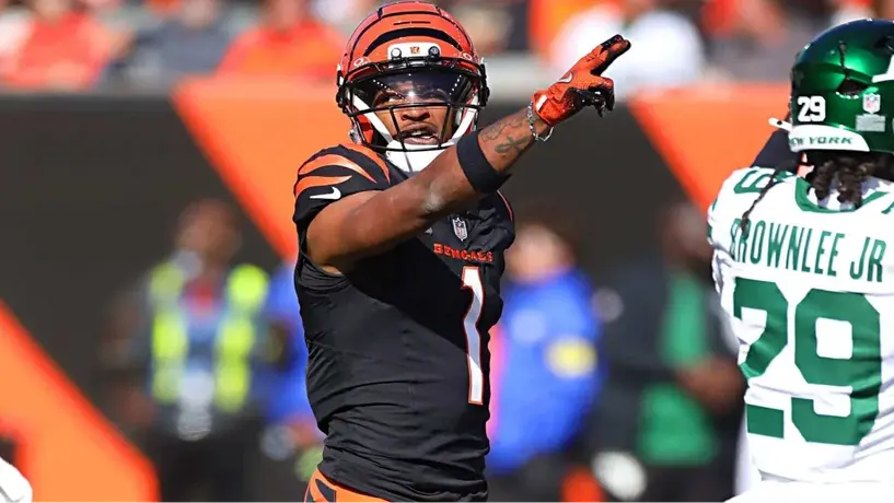 Ja'Marr Chase ofreció disculpas por escupirle a Jalen Ramsey