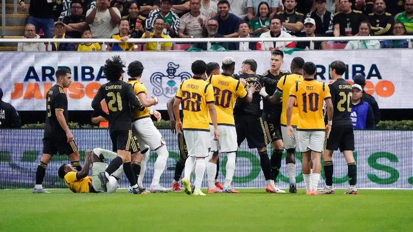 México vs Ecuador: Se desata fuerte conato de bronca