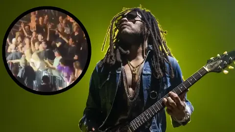 Lenny Kravitz pierde cuatro rastas en pleno concierto y su reacción sorprende al público / VIDEO