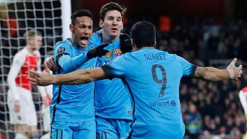@Luis Suárez, Lionel Messi y Neymar Jr | @FCBarcelona