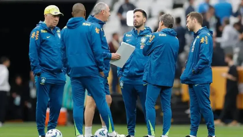 Davide Ancelotti con Brasil | IG:@davideancelotticoach
