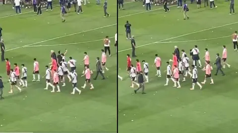 Maximiliano Salas golpeó a aficionado después de perder el Súperclasico contra Boca Juniors
