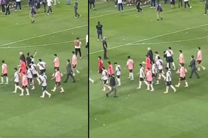 Maximiliano Salas golpeó a aficionado después de perder el Súperclasico contra Boca Juniors