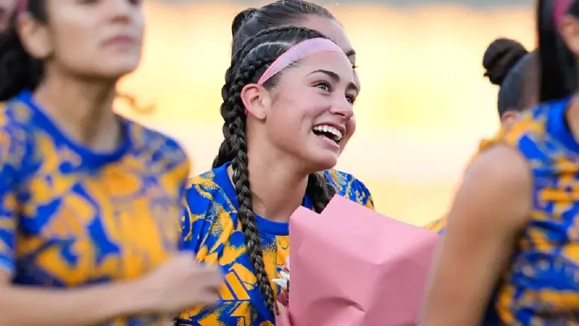 Tigres Femenil homenajea a Mia Villalpando por tercer lugar con Selección Sub 17