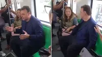 David Faitelson fue captado viajando en el metro de Monterrey