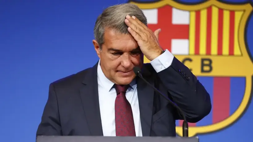 Joan Laporta cree en la "remontada" y arremete contra los árbitros