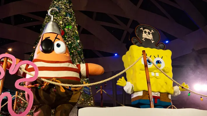 ¡Villa navideña de Bob Esponja! Así puedes visitarla GRATIS