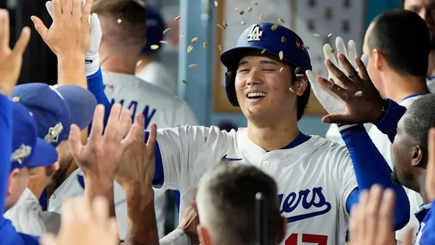 Shohei Ohtani firmó una actuación histórica con los Dodgers | AP