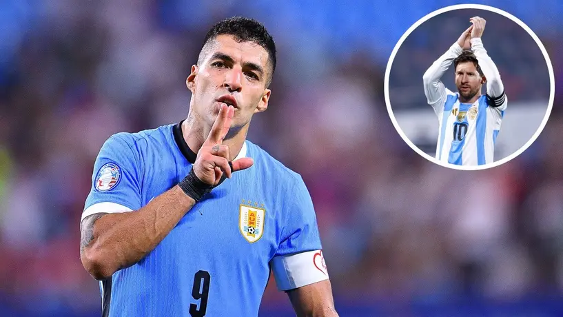 Luis suárez pone a la Selección de Argentina por delante de la Uruguaya