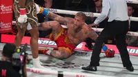 Anthony Joshua vence a Jake Paul con fulminante nocaut