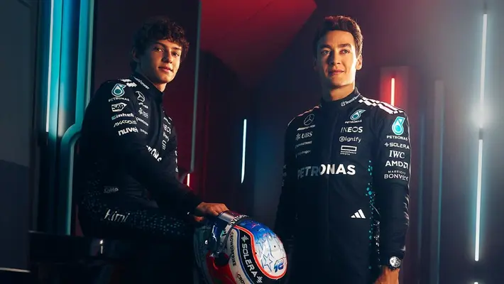¡Se quedan! Mercedes confirma a Russell y Antonelli como sus pilotos para 2026
